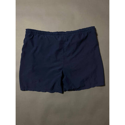 90s Yves Saint Laurent vintage navy shorts small YSL logo