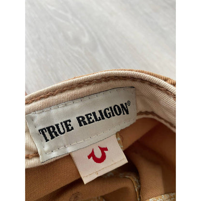 True Religion vintage cap snap back big logo trucker hat