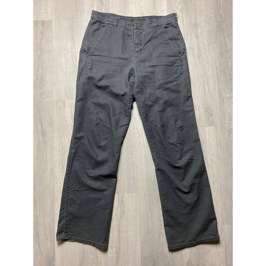 Nike vintage grey chino pants small logo 2000s