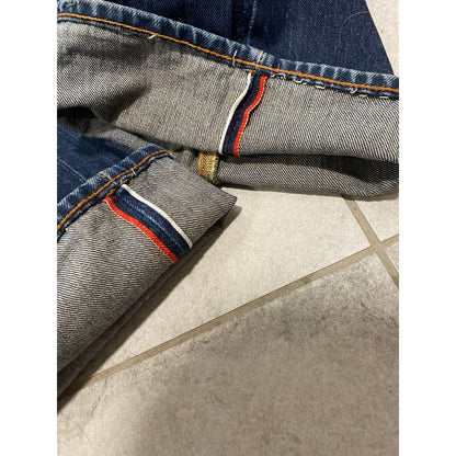 Evisu Japan vintage blue jeans denim pants big seagull logo