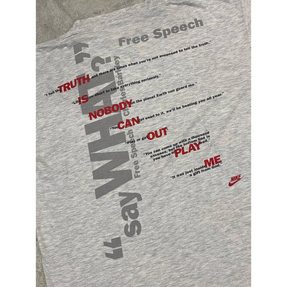 Charles Barkley Nike vintage T-shirt Speech 90s