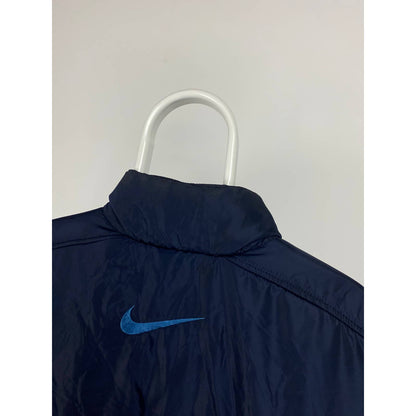 90s Nike vintage navy / blue reversible jacket small swoosh