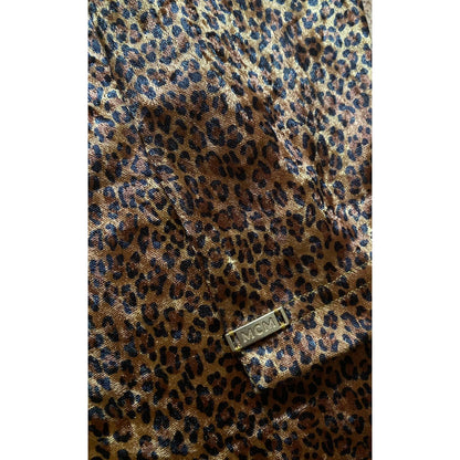 MCM Essentials cheetah leopard turtleneck vintage