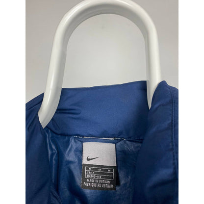 Nike vintage cargo navy puffer jacket small swoosh
