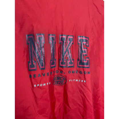 80s Nike vintage anorak jacket red big logo
