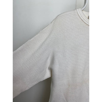 Carlo Colucci vintage white sweater Coogi style vneck