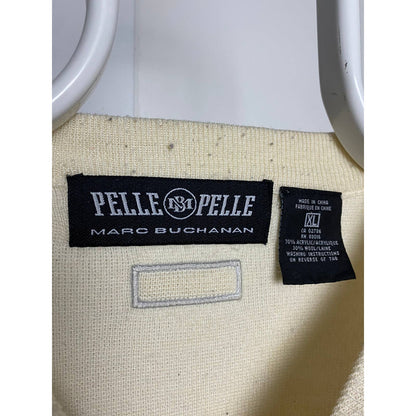 90s Pelle Pelle vintage white / cream sweater