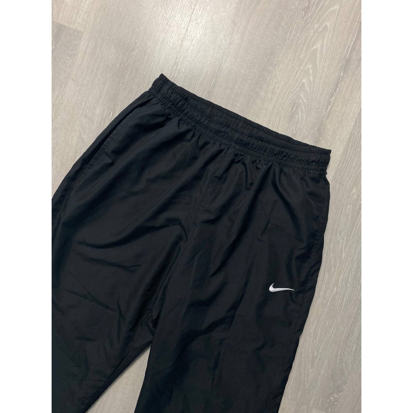 Nike vintage black track pants small swoosh 2000s