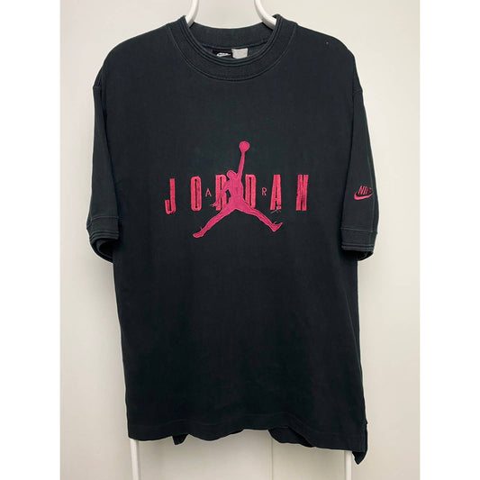 Nike Air Jordan vintage black T-shirt big logo 90s