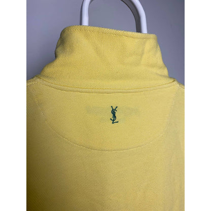 Yves Saint Laurent vintage yellow quarter zip sweatshirt YSL