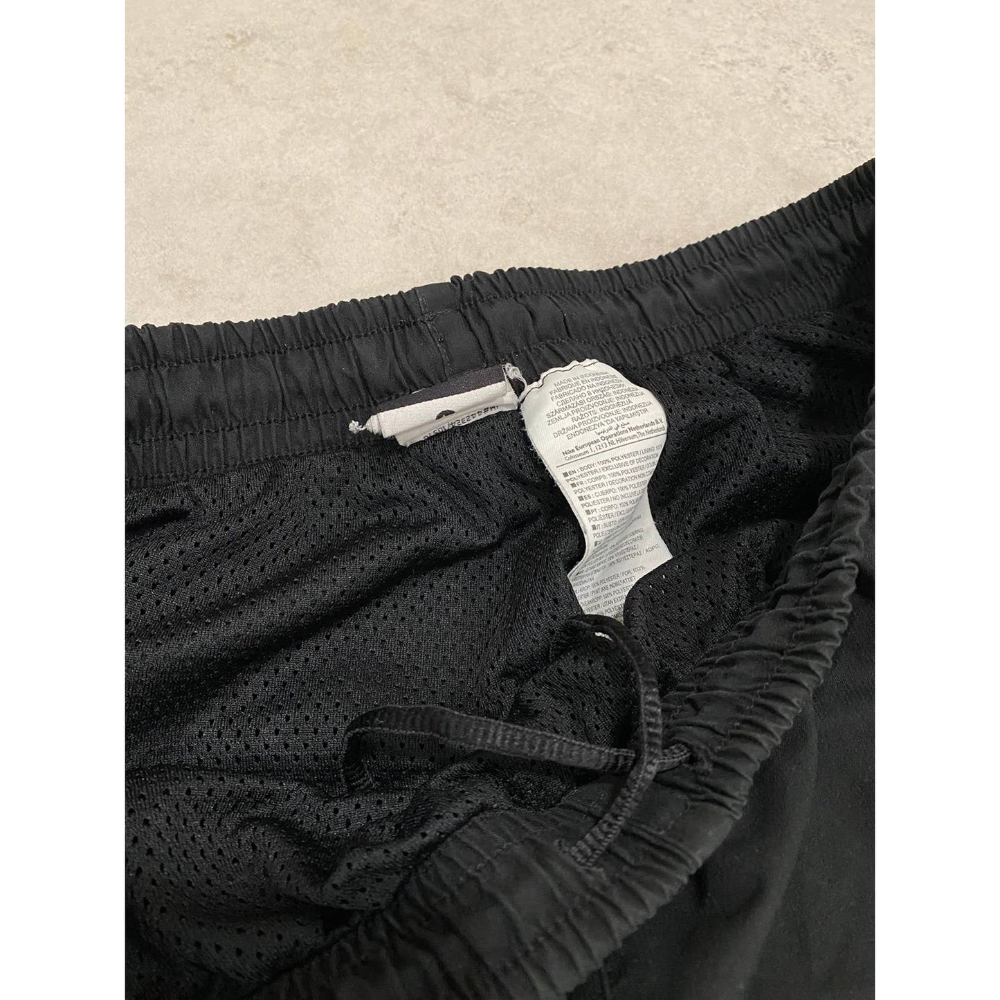 Nike vintage black track pants small swoosh 2000s