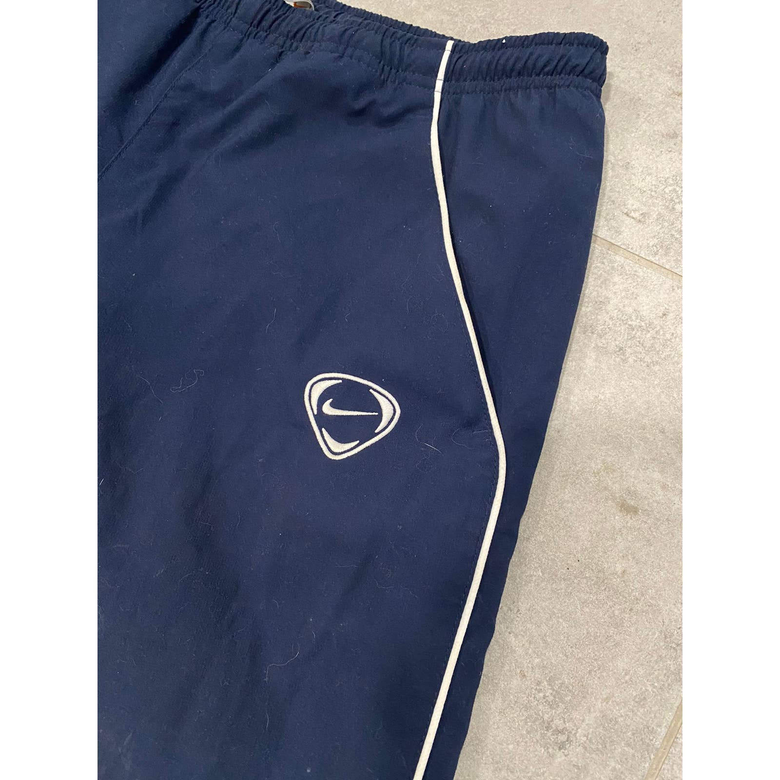 Nike vintage grey track pants small logo 2000s cargo