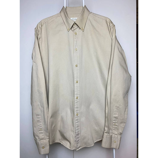 Yves Saint Laurent vintage beige shirt long sleeve
