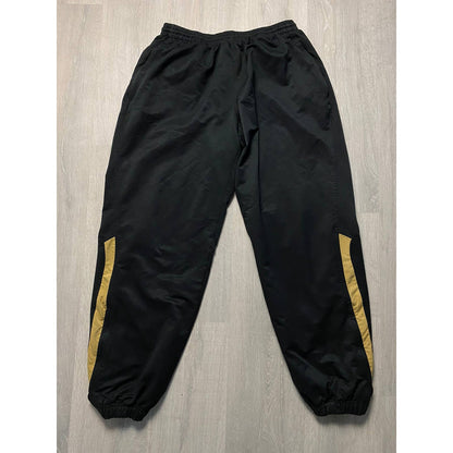 Nike vintage black track pants No logo 2000s gold