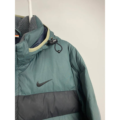 Nike vintage green puffer jacket small swoosh