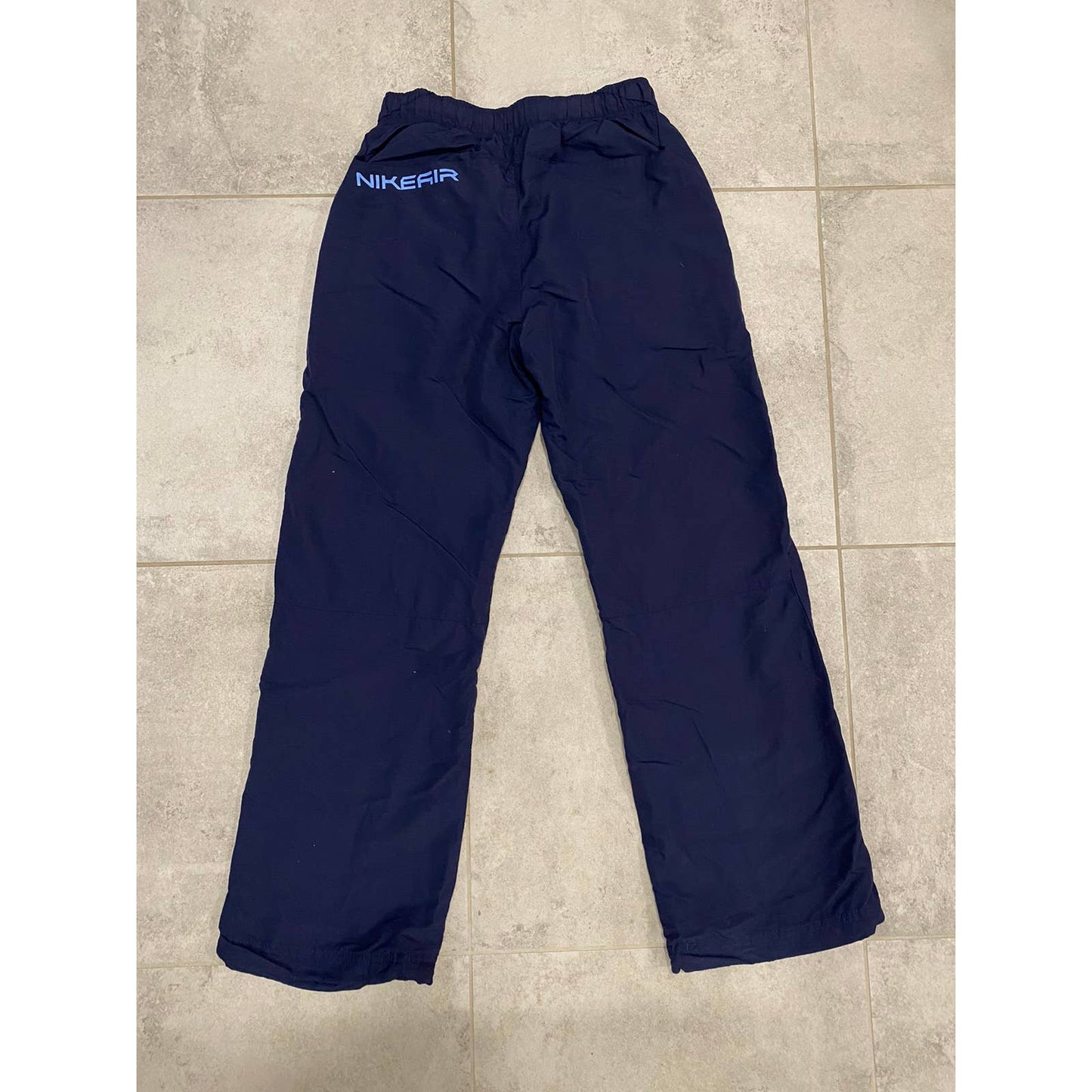 Nike Air vintage navy track pants small swoosh 2000s