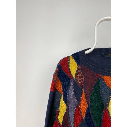 Fiume Vintage Coogi style sweater cable knit sweater