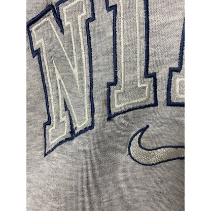 Nike vintage grey spell out center swoosh sweatshirt white