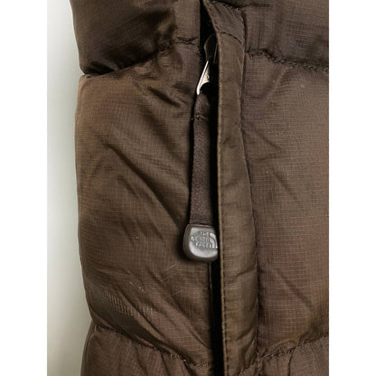 The North Face vintage brown puffer vest 700 nuptse kendall