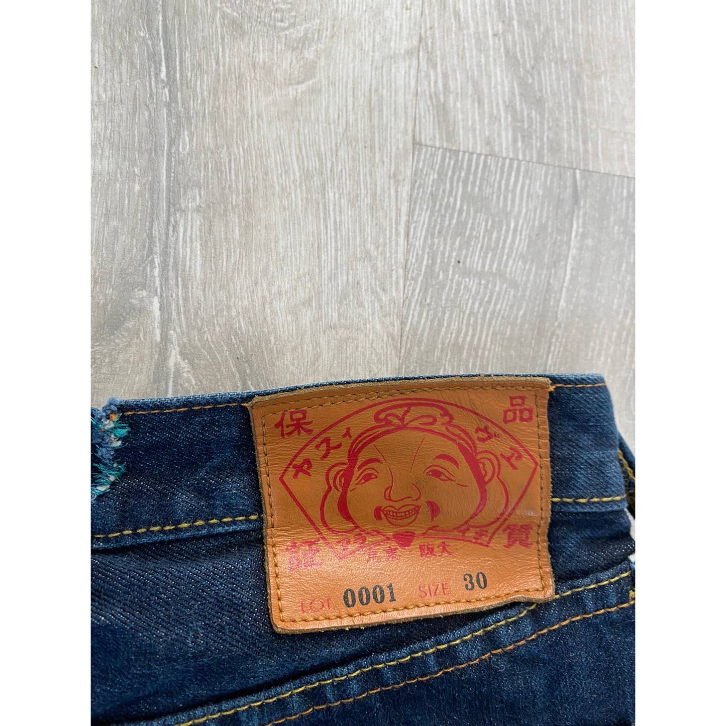 Evisu multipocket jeans multicolor vintage selvedge denim