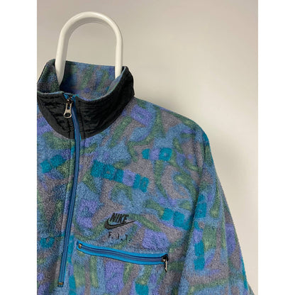 Nike ACG vintage 90s multicolor fleece jacket sherpa