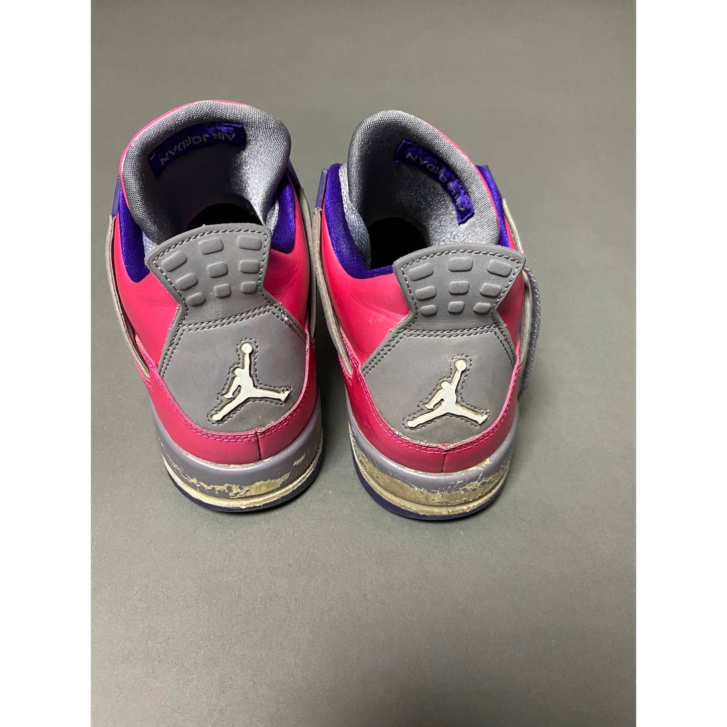 Air Jordan 4 Retro GS Pink Foil vintage aj4 sneakers