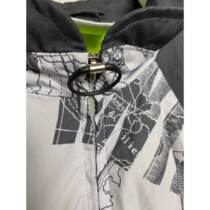 Nike International vintage full print windbreaker grey 90s