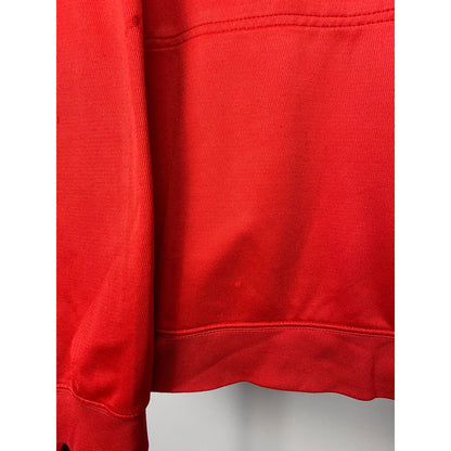 Nike vintage center swoosh hoodie red sweatshirt Y2K