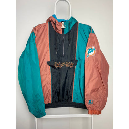 Miami Dolphins vintage big logo starter anorak jacket