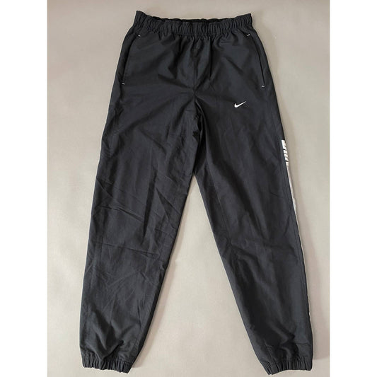Nike vintage black track pants small swoosh spell out