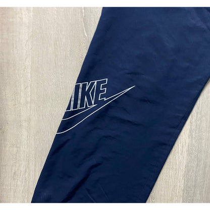 Nike vintage navy track pants small swoosh – Refitted