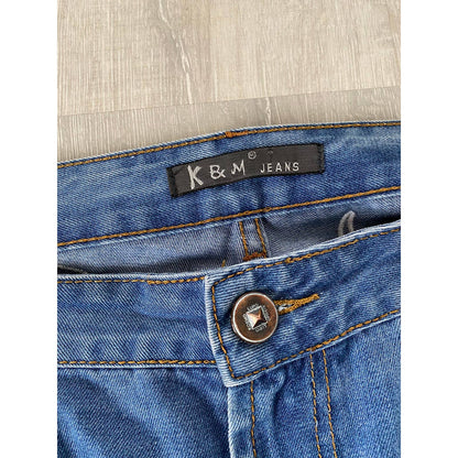 Japanese Brand Kosmo Lupo big logo Vintage Swag Y2K Jeans