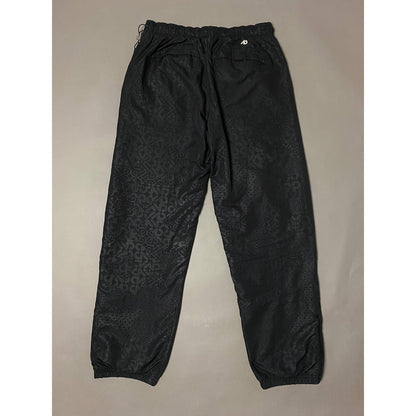 Nike vintage black track pants big logo cargo multi pocket