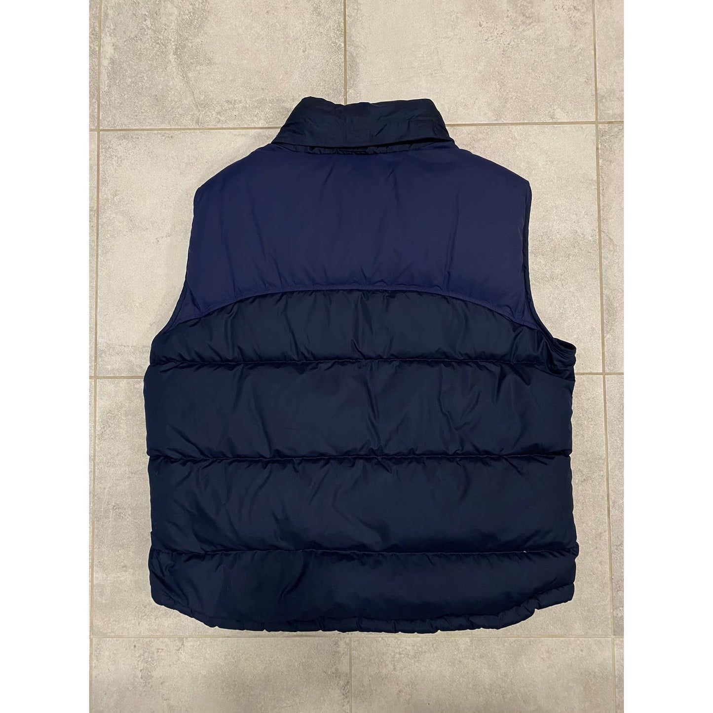 Nike vintage navy puffer vest small swoosh 2000s