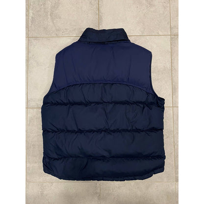 Nike vintage navy puffer vest small swoosh 2000s