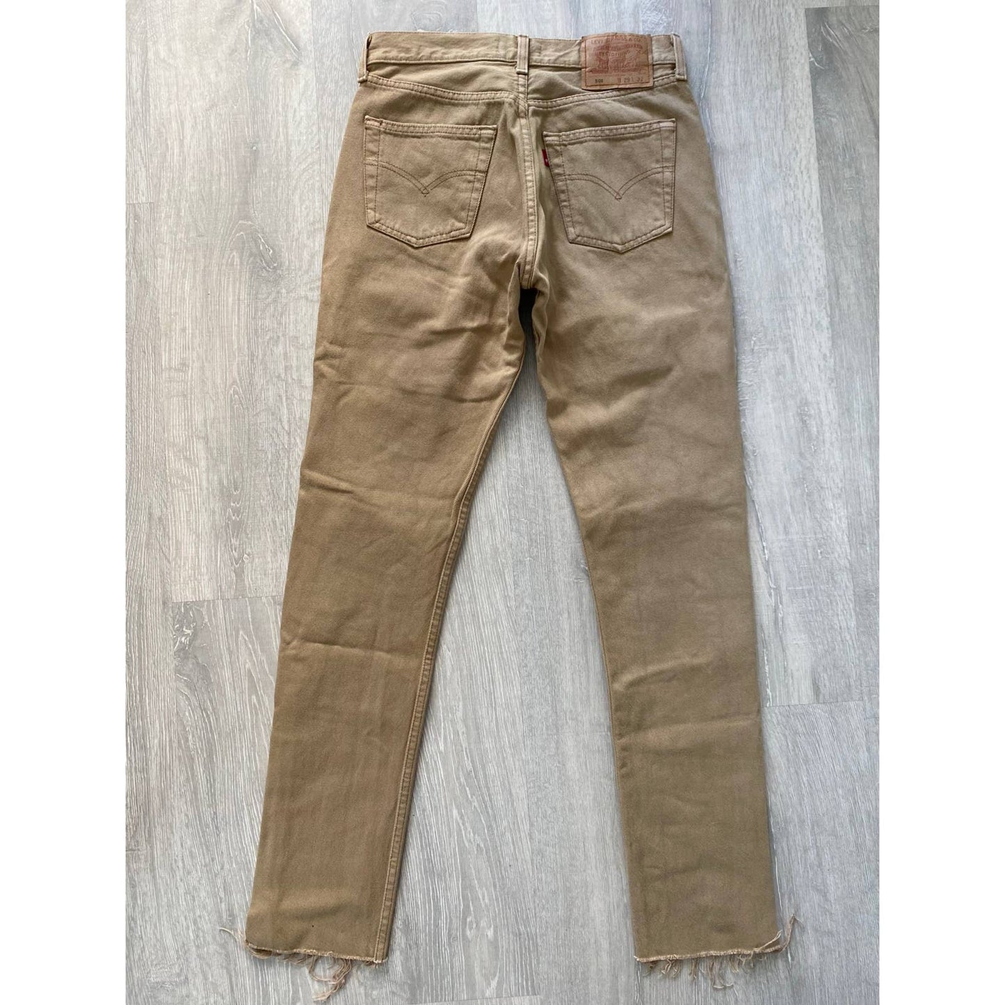 90s Levi’s 501 vintage beige jeans denim pants