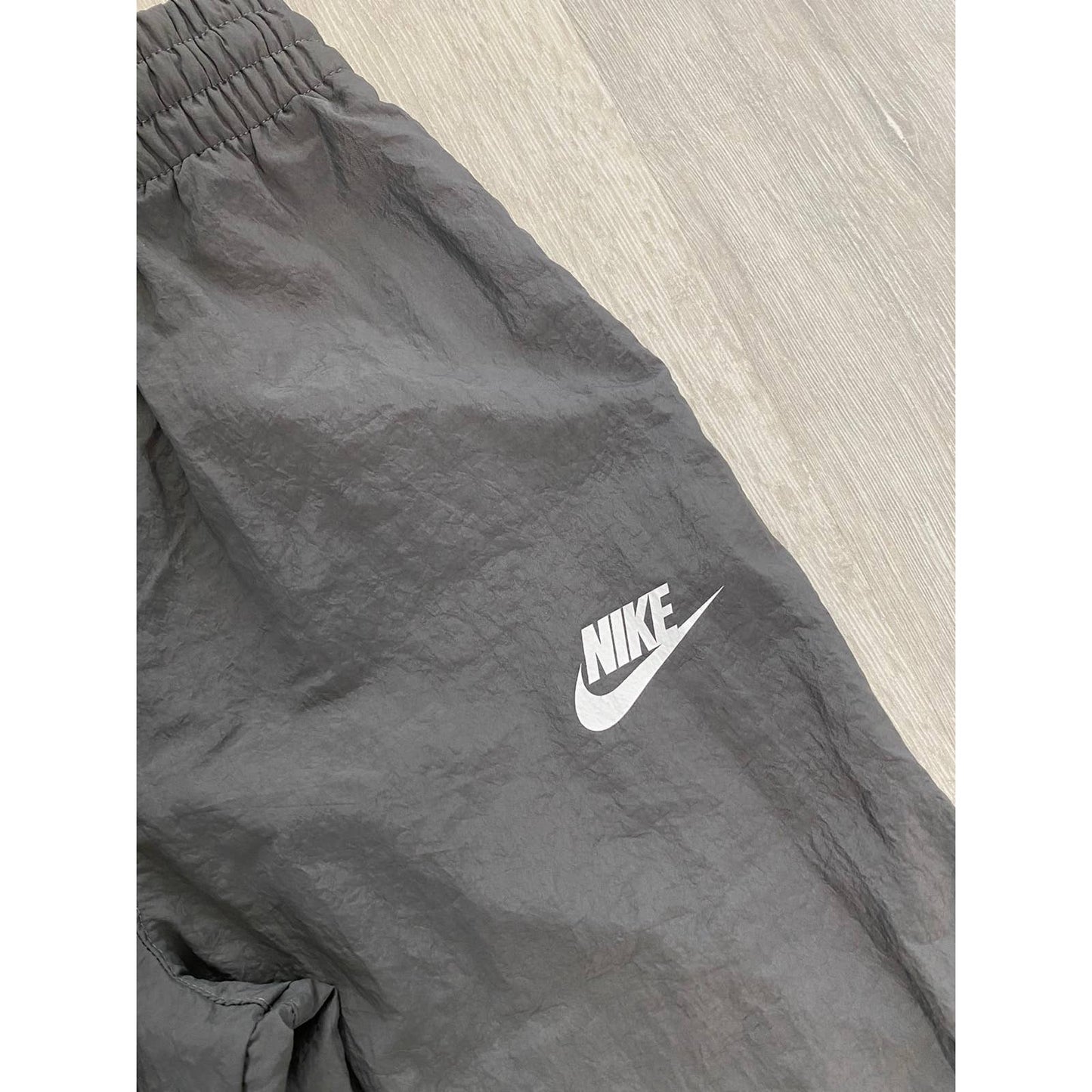 Nike vintage black / dark grey track pants small swoosh