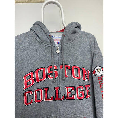 Boston Collage vintage champion hoodie big logo sweatshirt