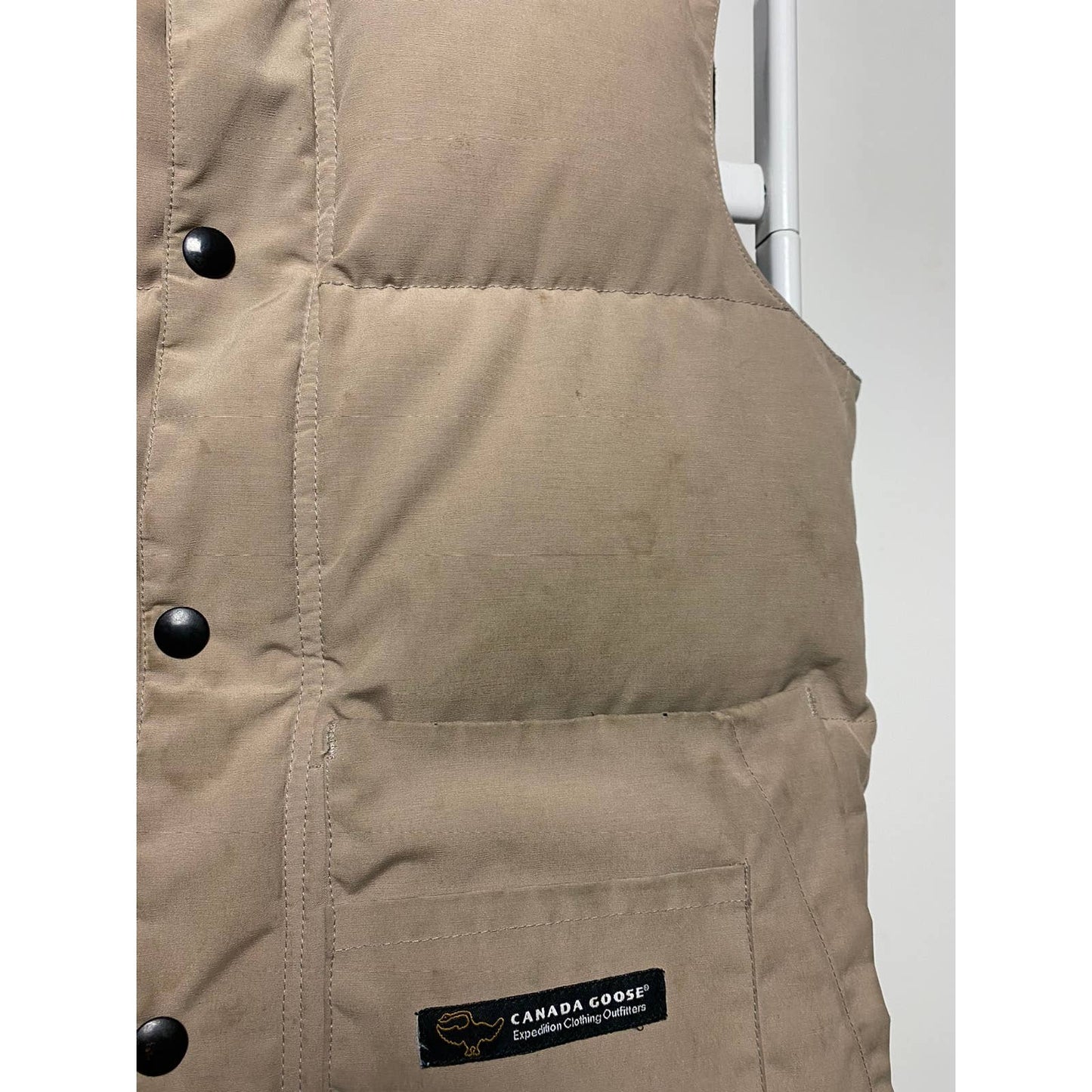 Canada Goose vintage beige puffer vest