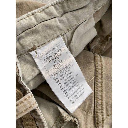 Carhartt vintage regular cargo pants beige workwear