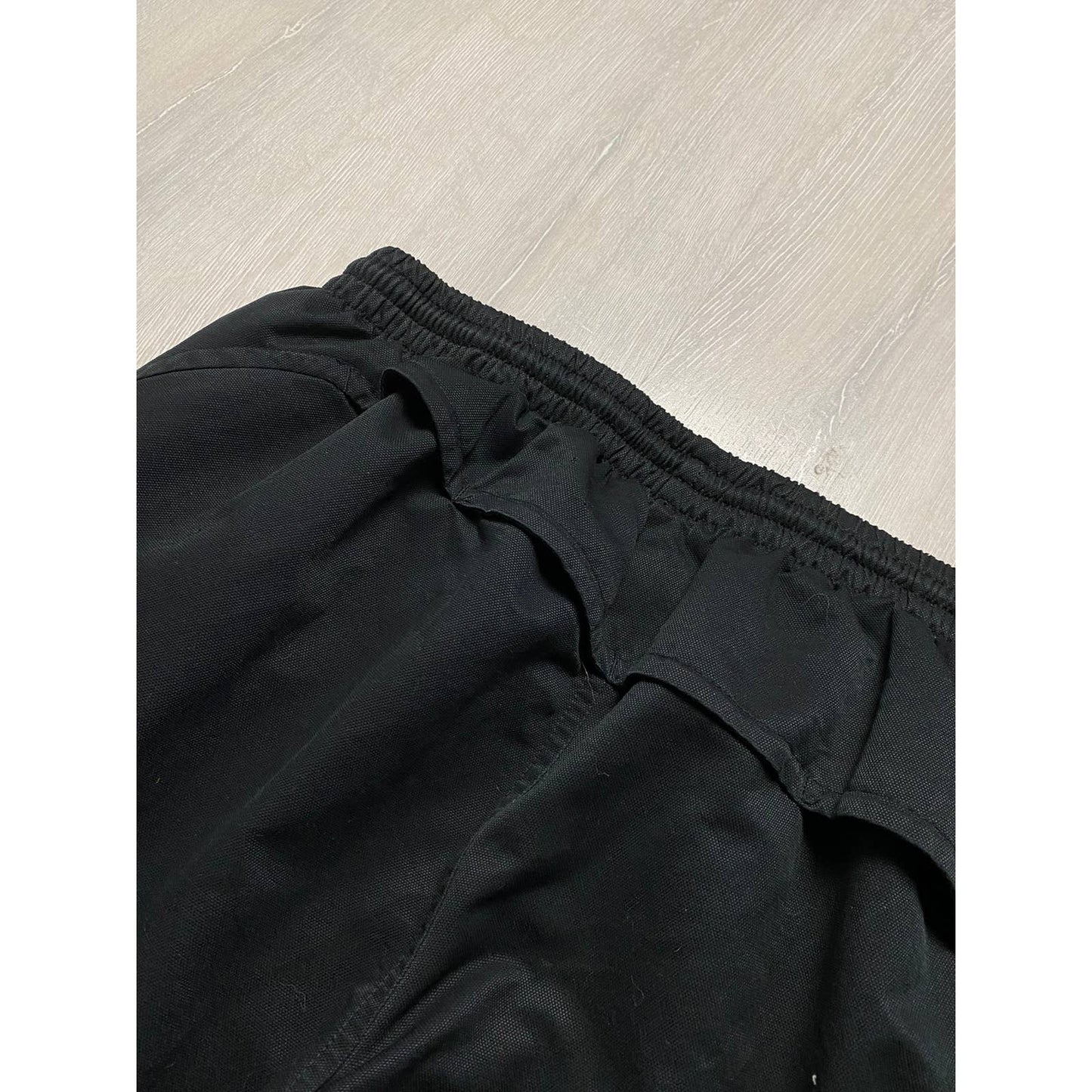 Nike vintage black track pants No logo 2000s gold