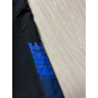 Nike vintage black blue track pants small swoosh spell out