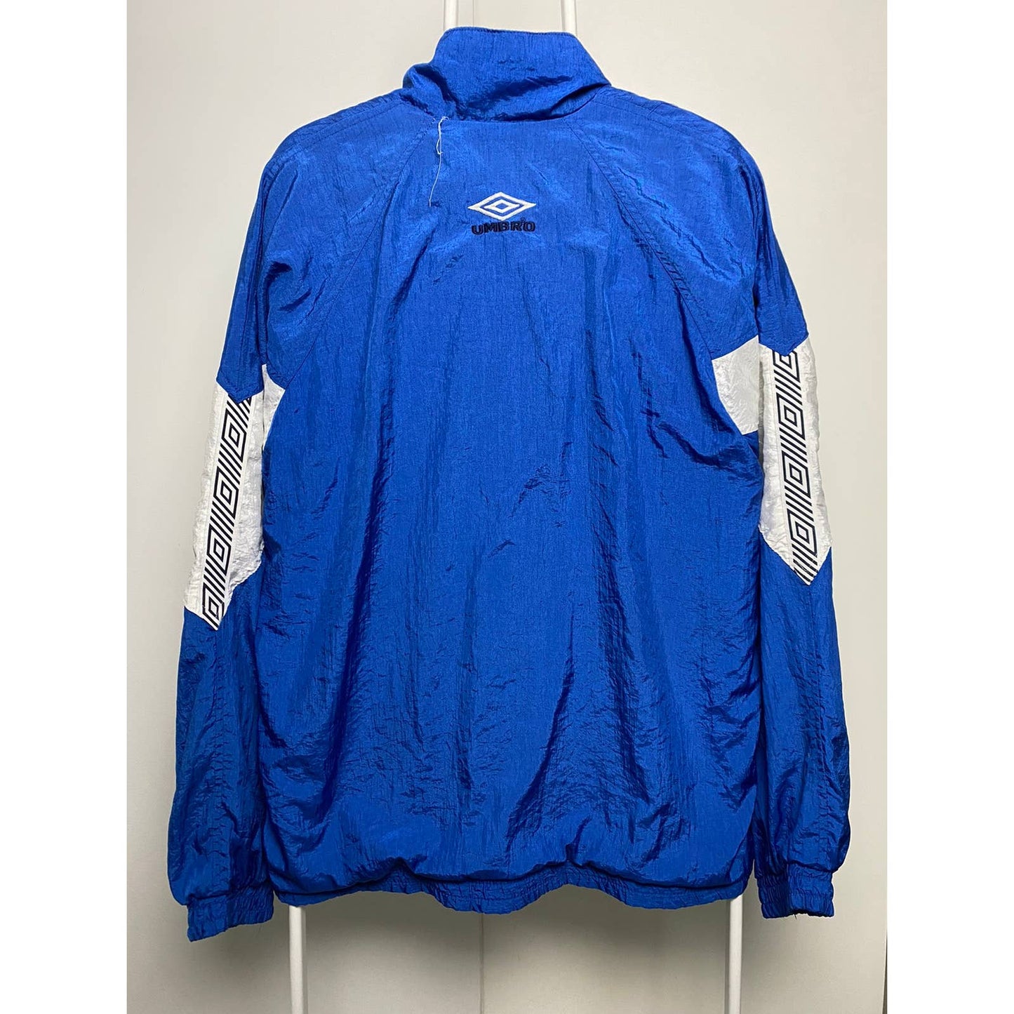 90s Umbro vintage blue windbreaker jacket