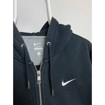 Nike vintage black zip hoodie small swoosh