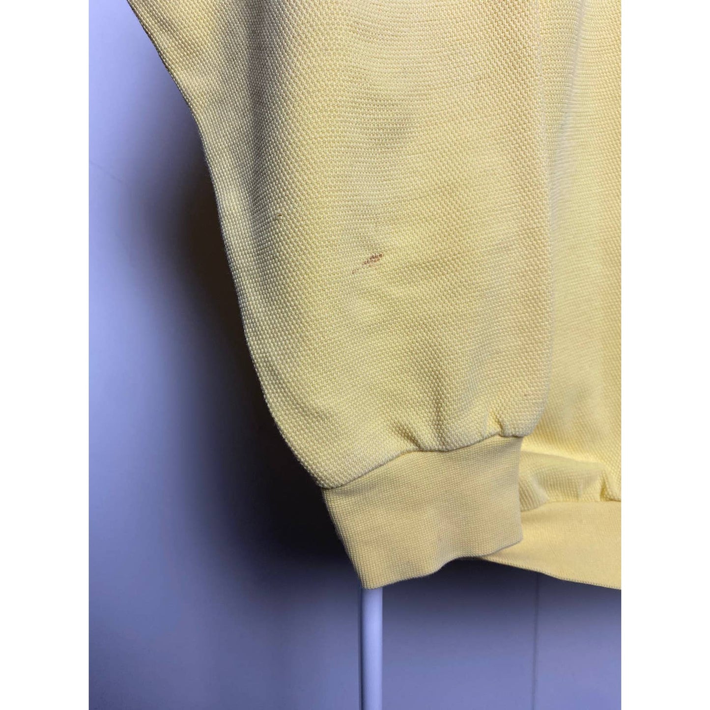 Yves Saint Laurent vintage yellow quarter zip sweatshirt YSL