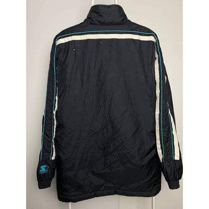 Charlotte Hornets Vintage big logo starter black jacket