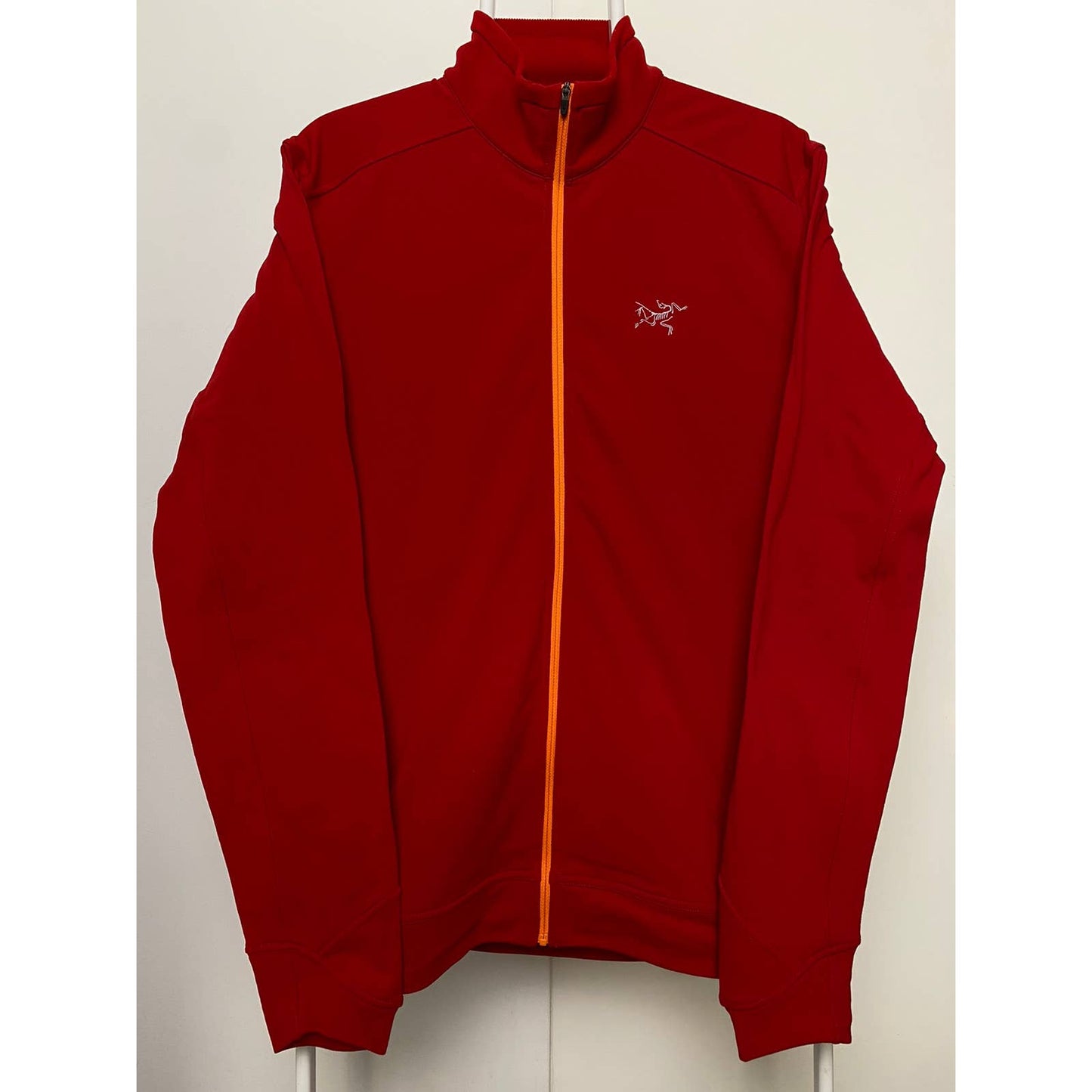 Arc’teryx vintage red full zip jacket sweatshirt reflective