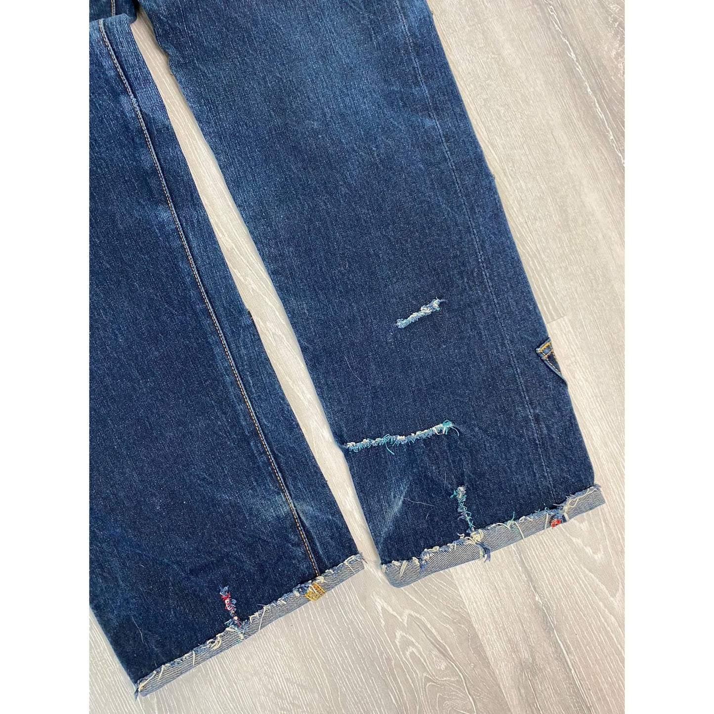 Evisu multipocket jeans multicolor vintage selvedge denim