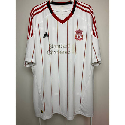 Liverpool Adidas soccer shirt jersey white