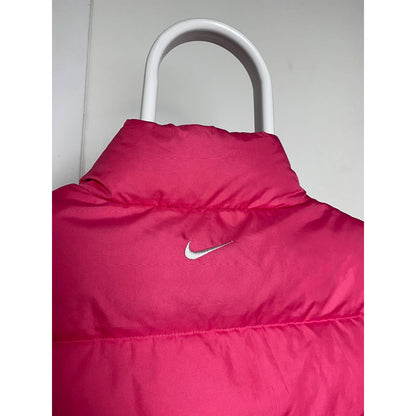 Nike Air vintage pink puffer vest 2000s